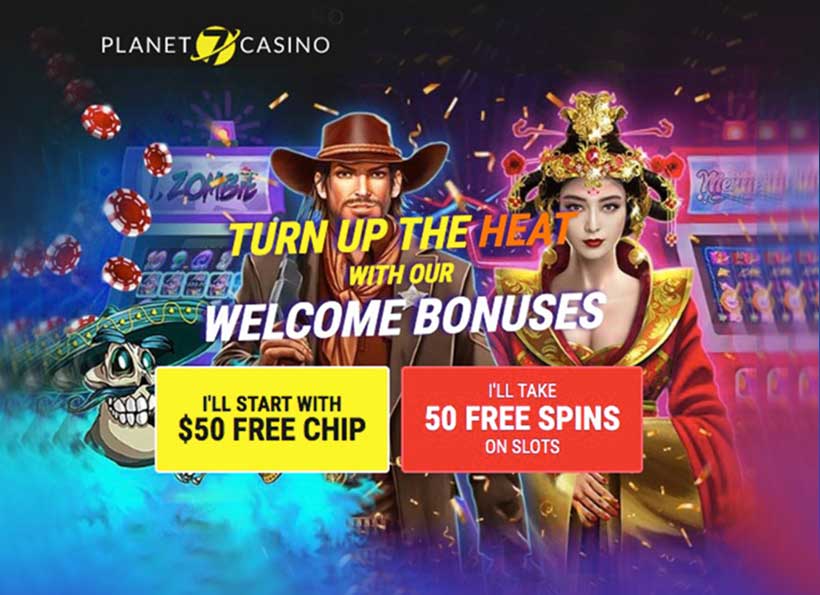 50free spins or 50 free chips exclussive offer