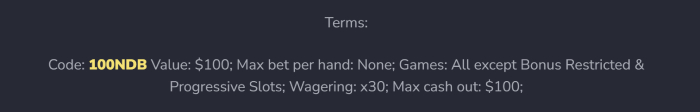 Example of Terms & Conditions