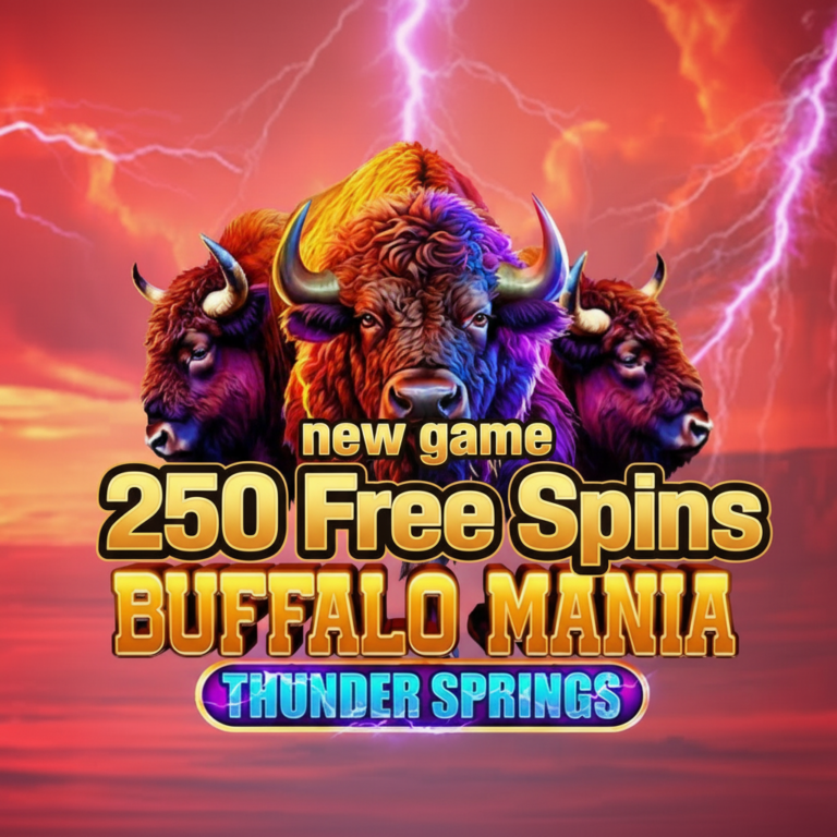 250 Free Spins on ‘Buffalo Mania Thunder Springs’ at Extreme